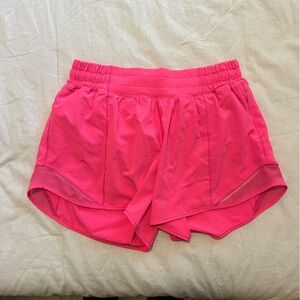 lululemon athletica Bright Pink Athletic Shorts